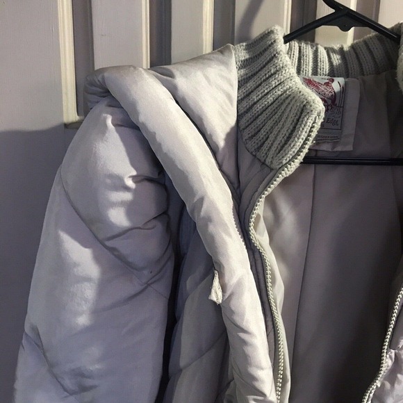 Women's Coat SzS 80% DUCK DOWN Coat Pale Lavender NWOT Quality - Picture 7 of 10